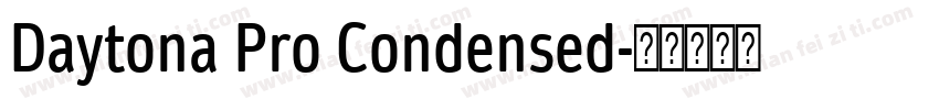Daytona Pro Condensed字体转换